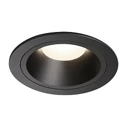 LED Ceiling recessed luminaire NUMINOS DL L, 4000K, IP20, 40°, 2350lm, UGR 21, black/black