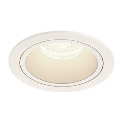 LED Ceiling recessed luminaire NUMINOS DL L, 4000K, IP20, 55°, 2450lm, UGR 20, white/white