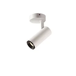 LED Ceiling luminaire NUMINOS SPOT PHASE S, 3000K, 24°, 1020lm, white/black