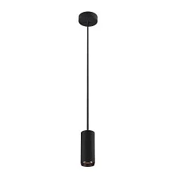 LED Pendant luminaire NUMINOS PD PHASE S, 3000K, 60°, 1020lm, black/black