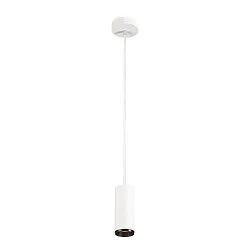 LED Pendant luminaire NUMINOS PD PHASE S, 3000K, 24°, 1020lm, white/black