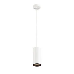 LED Pendant luminaire NUMINOS PD PHASE L, 2700K, 36°, 2400lm, white/black