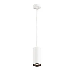 LED Pendant luminaire NUMINOS PD PHASE L, 3000K, 24°, 2430lm, white/black