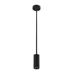 LED Pendant luminaire NUMINOS PD DALI S, 2700K, 36°, 985lm, black/black