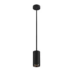LED Pendant luminaire NUMINOS PD DALI M, 3000K, 36°, 1970lm, black/black