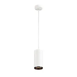 LED Pendant luminaire NUMINOS PD DALI L, 3000K, 60°, 2400lm, white/black