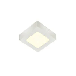 LED Wall / Ceiling luminaire SENSER 12 CW, square, IP20, white, 8,5W, 4000K, 440lm