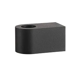 Wall luminaire FITU CUBE WL, E27, IP20, black