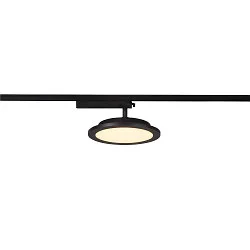 LED 1-phase spot PANEL TRACK, round, 20cm, 18W, 3000K, black