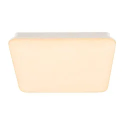 Wall / Ceiling luminaire SIMA, square, 3000K, 2150lm, dimmable, IP44, white