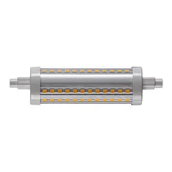 LED Lamp QT DE12 R7S 118mm, 15W, 3000K, CRI90, 330°, transparent
