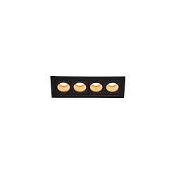 Ceiling recessed luminaire MILANDOS 4, 45°, 2700K, black