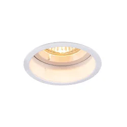 Ceiling recessed luminaire HORN GU10, 25W, blower door tested, white