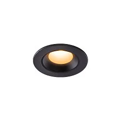 LED Ceiling recessed luminaire NUMINOS® XS, 2700K, 55°, black