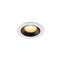 LED Ceiling recessed luminaire NUMINOS® XS, 2700K, 40°, white/black