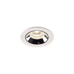 LED Ceiling recessed luminaire NUMINOS® XS, 4000K, 20°, white/chrome