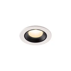 LED Ceiling recessed luminaire NUMINOS® XS, 4000K, 40°, white/black