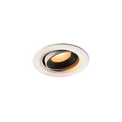 LED Ceiling recessed luminaire NUMINOS® MOVE XS, 2700K, 55°, white/black