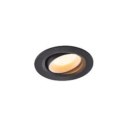 LED Ceiling recessed luminaire NUMINOS® MOVE XS, 3000K, 55°, black/white