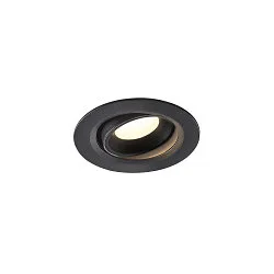 LED Ceiling recessed luminaire NUMINOS® MOVE XS, 4000K, 55°, black
