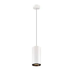 LED Pendant luminaire NUMINOS® XL PHASE, 36W, 2700K, 24°, white / black