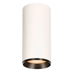 LED Ceiling luminaire NUMINOS® DALI XL, 36W, 3000K, 36°, white / black