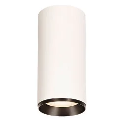 LED Ceiling luminaire NUMINOS® DALI XL, 36W, 4000K, 36°, white / black