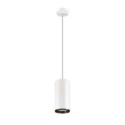 LED Pendant luminaire NUMINOS® DALI XL, 36W, 3000K, 36°, white / black