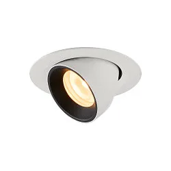 LED Ceiling recessed luminaire NUMINOS® GIMBLE XS, 3000K, 20°, white/black