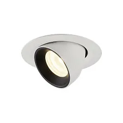 LED Ceiling recessed luminaire NUMINOS® GIMBLE XS, 4000K, 40°, white/black