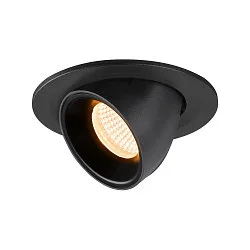 LED Ceiling recessed luminaire NUMINOS® GIMBLE S, 3000K, 55°, black