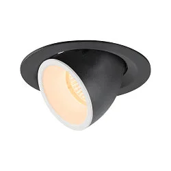 LED Ceiling recessed luminaire NUMINOS® GIMBLE M, 2700K, 20°, black/white