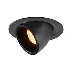 LED Ceiling recessed luminaire NUMINOS® GIMBLE M, 2700K, 40°, black