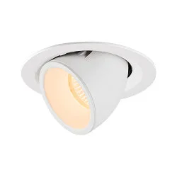 LED Ceiling recessed luminaire NUMINOS® GIMBLE M, 2700K, 55°, white