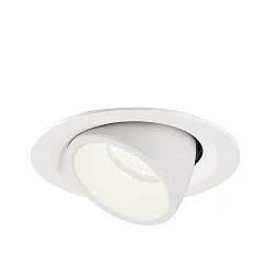 LED Ceiling recessed luminaire NUMINOS® GIMBLE M, 4000K, 20°, black