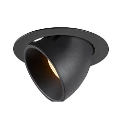 LED Ceiling recessed luminaire NUMINOS® GIMBLE XL, 3000K, 40°, black
