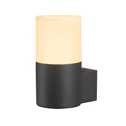 Wall luminaire GRAFIT, E27, round, anthracite