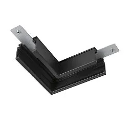 L-connector TRACK 48V standard, mechanical, left, black
