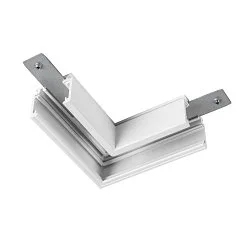 L-connector TRACK 48V standard, mechanical, left, white