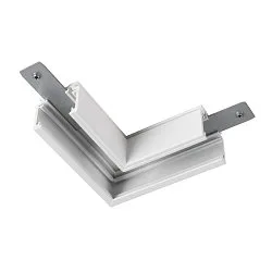 L-connector TRACK 48V standard, mechanical, right, white