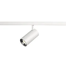 track spot NUMINOS® XS 48V DALI 2 40° swivelling, for VDU workstation, DALI controllable IP20, white matt dimmable
