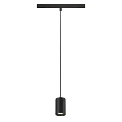 pendant luminaire NUMINOS® XS 48V DALI 2 40° for VDU workstation, DALI controllable IP20, black matt dimmable
