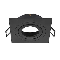 recessed ceiling ring NEW TRIA® 75 square, black