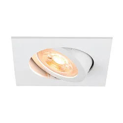 ceiling recessed luminaire NEW TRIA® 68 square GU10 IP20, white