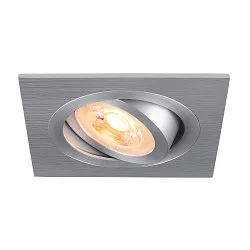 ceiling recessed luminaire NEW TRIA® 75 square GU10 IP20, aluminium