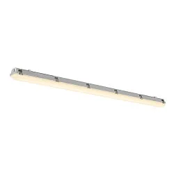 damp-proof luminaire WATERPROOF V 1500 DALI DALI controllable, impact resistant IP66, grey dimmable
