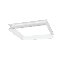 mounting frame PANEL 595 P / 600 V recessed, white, lacquered
