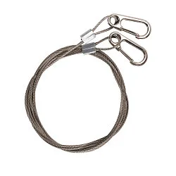 safety rope PANEL V 150CM, stainless steel