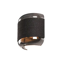 wall luminaire PANTILO ROPE G9 IP20, silver dimmable