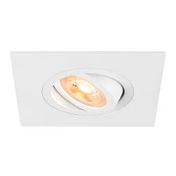 ceiling recessed luminaire NEW TRIA® 75 XL square GU10 IP20, white
